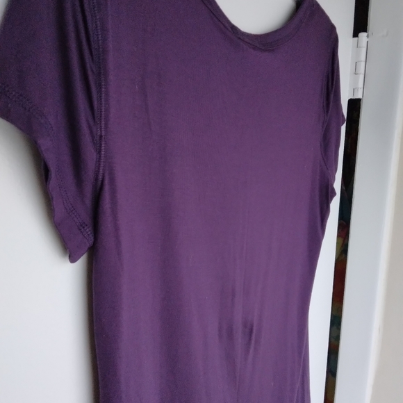 NEW Women's Purple Short Sleeve Blouse - Picture 6 of 6